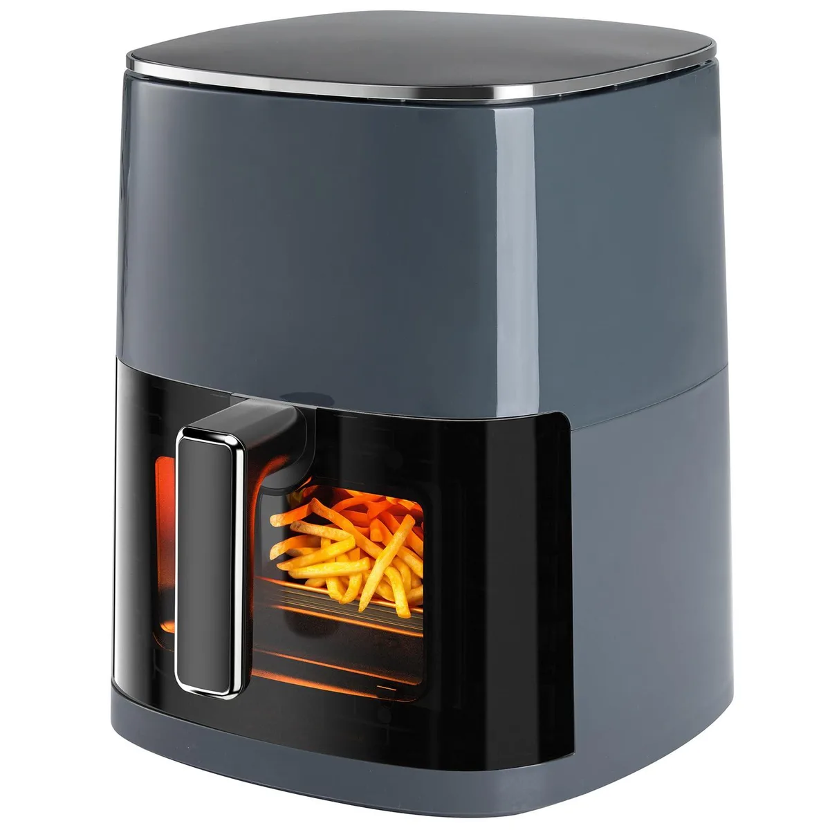 NutriChef OLIXIS OL-KZ6QT-GY3 6.34QT Air Fryer 1700W Grey — product photo