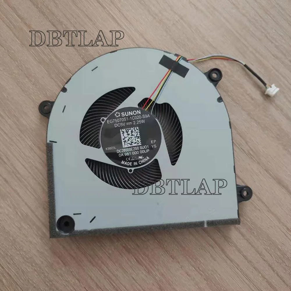 DBTLAP DBTLAP laptop CPU cooling fan for EG75070S1-1C020-S9A DC28000E2S0 — product photo