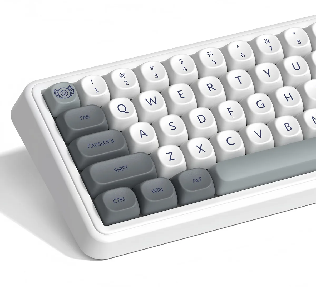 Womier Womier PBT Keycap Set 134-Key White/Grey MOA Profile Japanese Style — product photo
