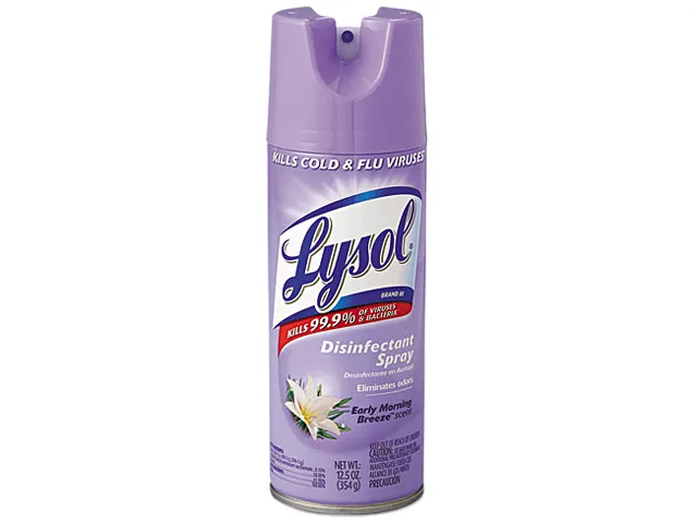 Reckitt Benckiser Reckitt Benckiser REC 80833 Lysol Disinfectant Spray Early Morning Breeze 12.5oz Aerosol 12/carton — product photo