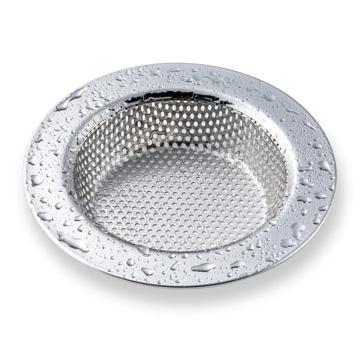 Sink Strainer Double-Layer 4.5 Inch Stainless Steel — product photo