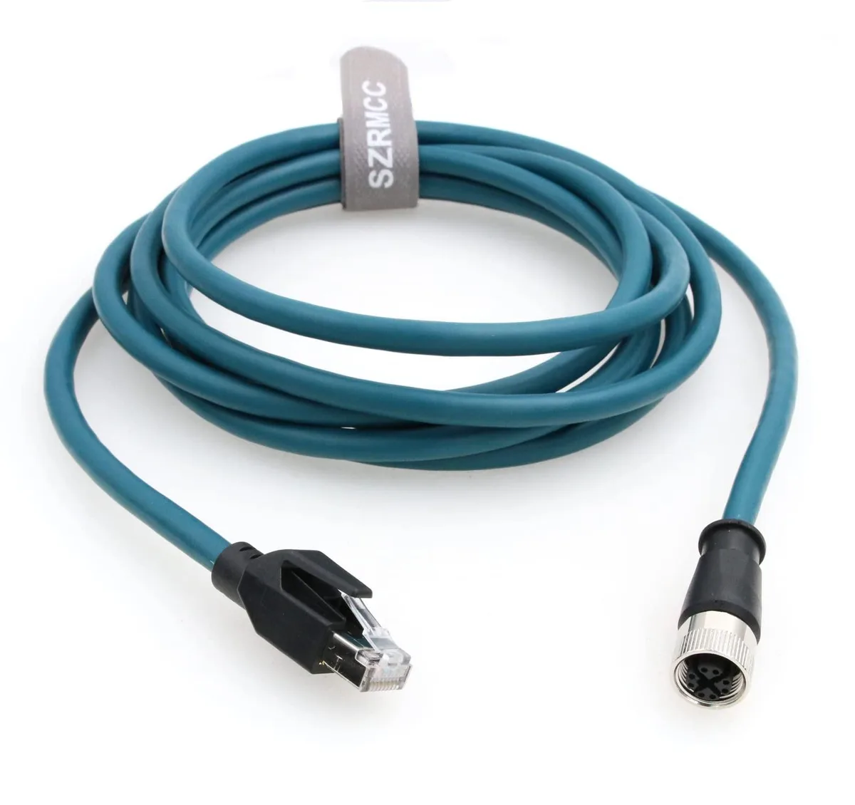 BoYata BoYata M12 X-Code 8Pin Female to RJ45 Cat6A Cable 10m 2 in 1 accessory — product photo
