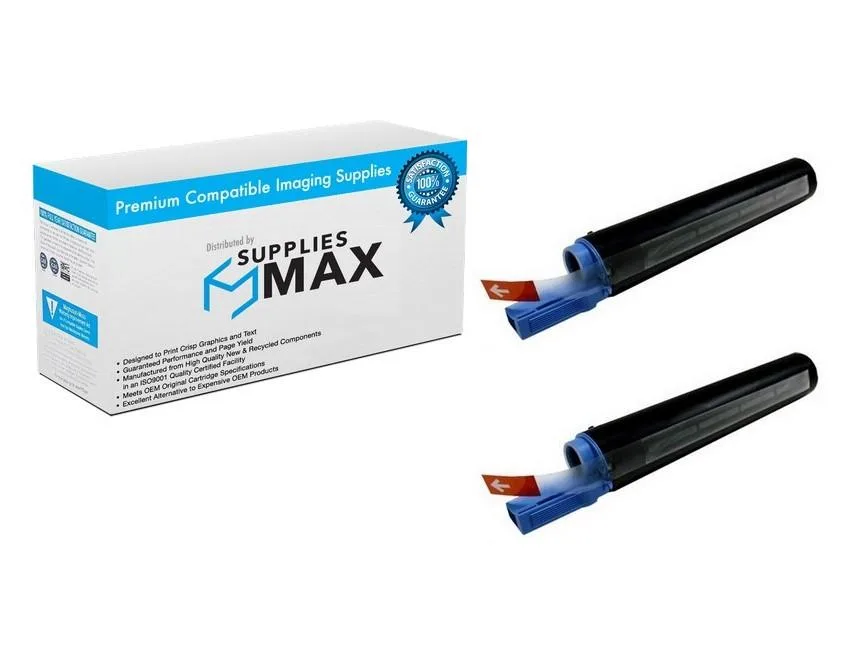 SuppliesMax SuppliesMax Black Toner Cartridge 2-pack 8300 Pages GPR-18 0384B003AA_2PK — product photo