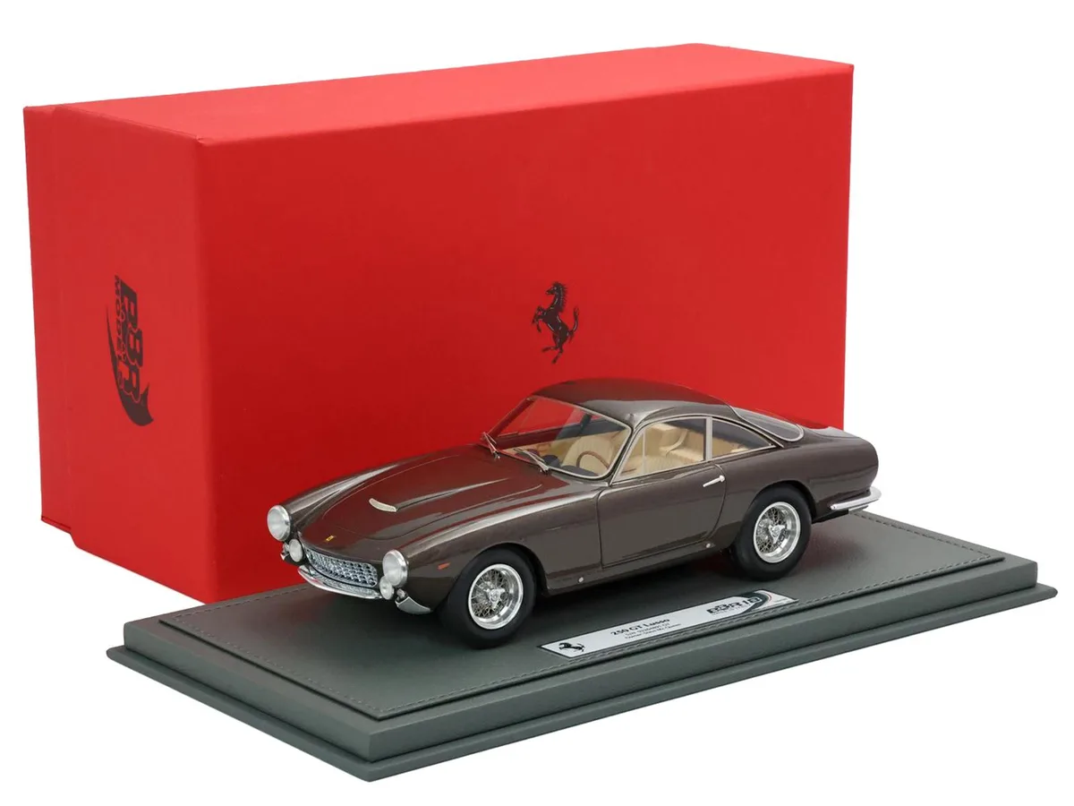 BBR BBR Ferrari 250 GT Lusso Brown Metallic S/N 4891 Steve McQueen 1/18 Limited 180 pcs — product photo