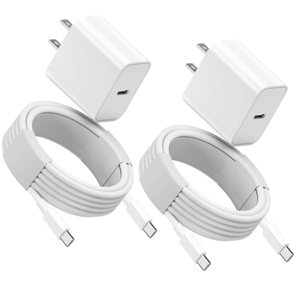 BELKIN Samsung Gala USB-C Cable 10ft 20W Orange 2-Pack — product photo