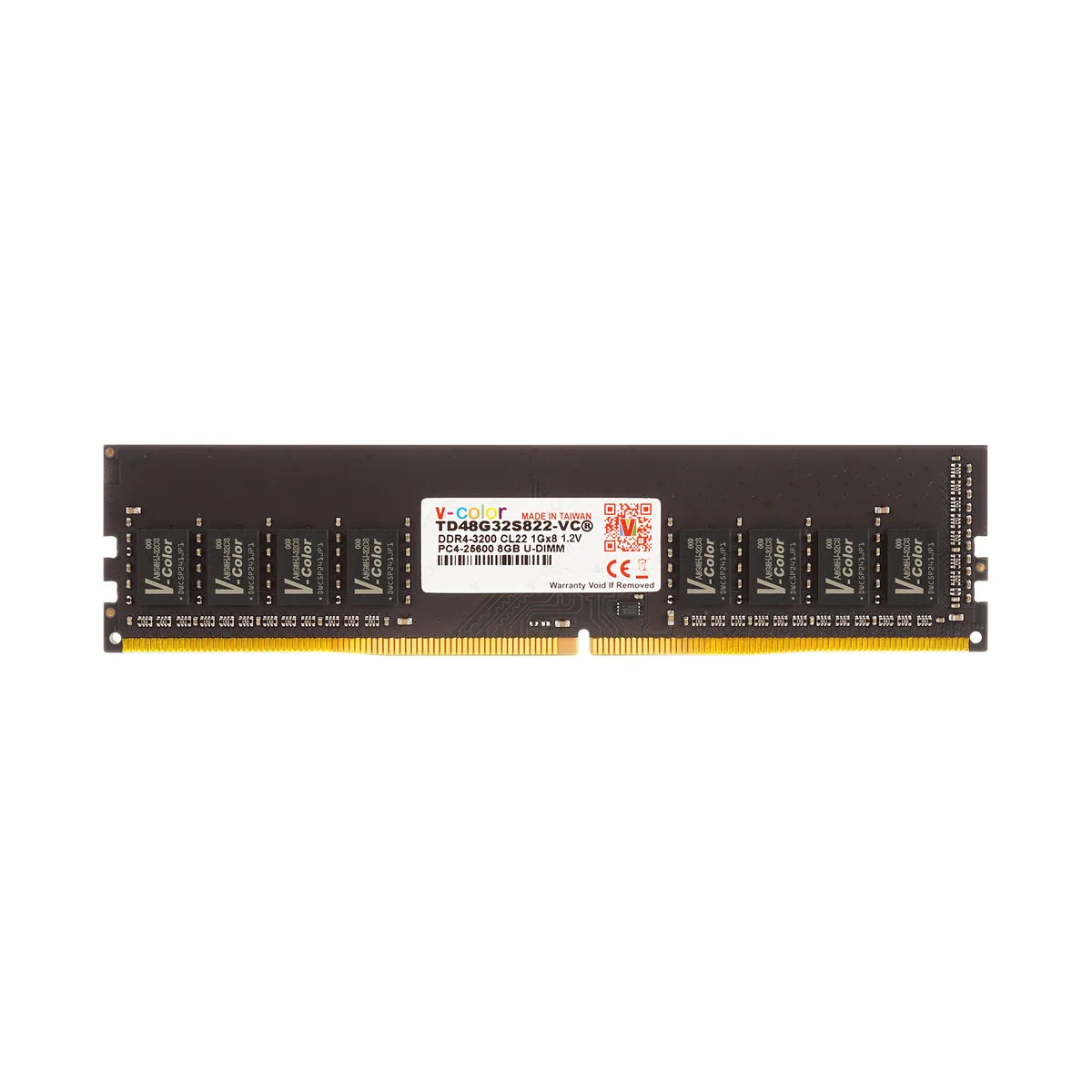 V-color V-color TD48G32S822-VC 8GB DDR4 3200MHz CL22 desktop RAM — product photo