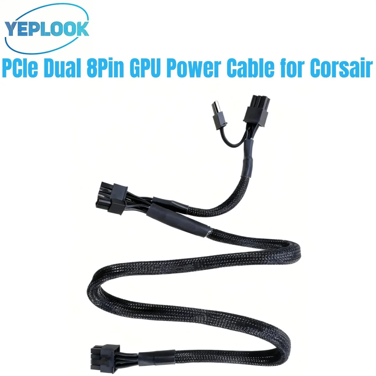 YEPLOOK YEPLOOK GPU Power Cable Dual PCIe 6+2Pin for Corsair RMx 2021 — product photo