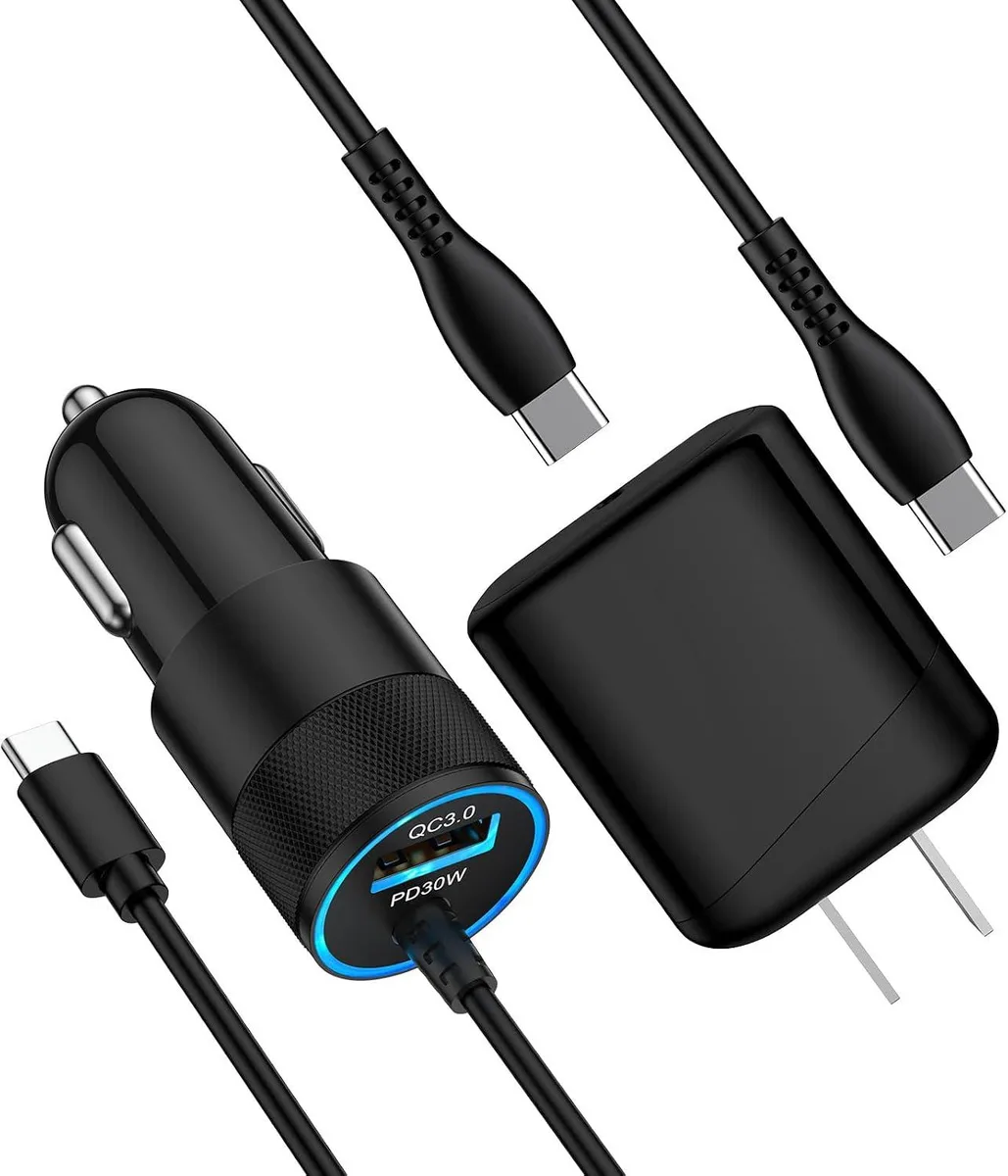 ONITOON ONITOON USB-C Wall &amp; Car Charger Kit 3.3 ft + 6 ft Cable — product photo