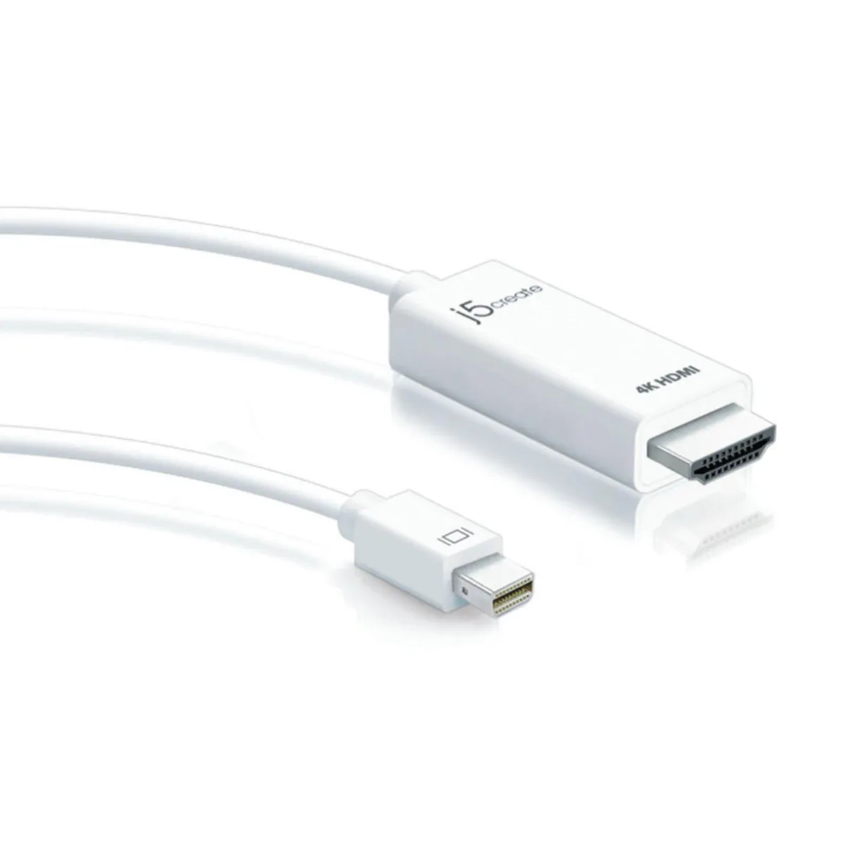 LORDWORLD LORDWORLD Mini DisplayPort to HDMI Cable 6 ft White — product photo