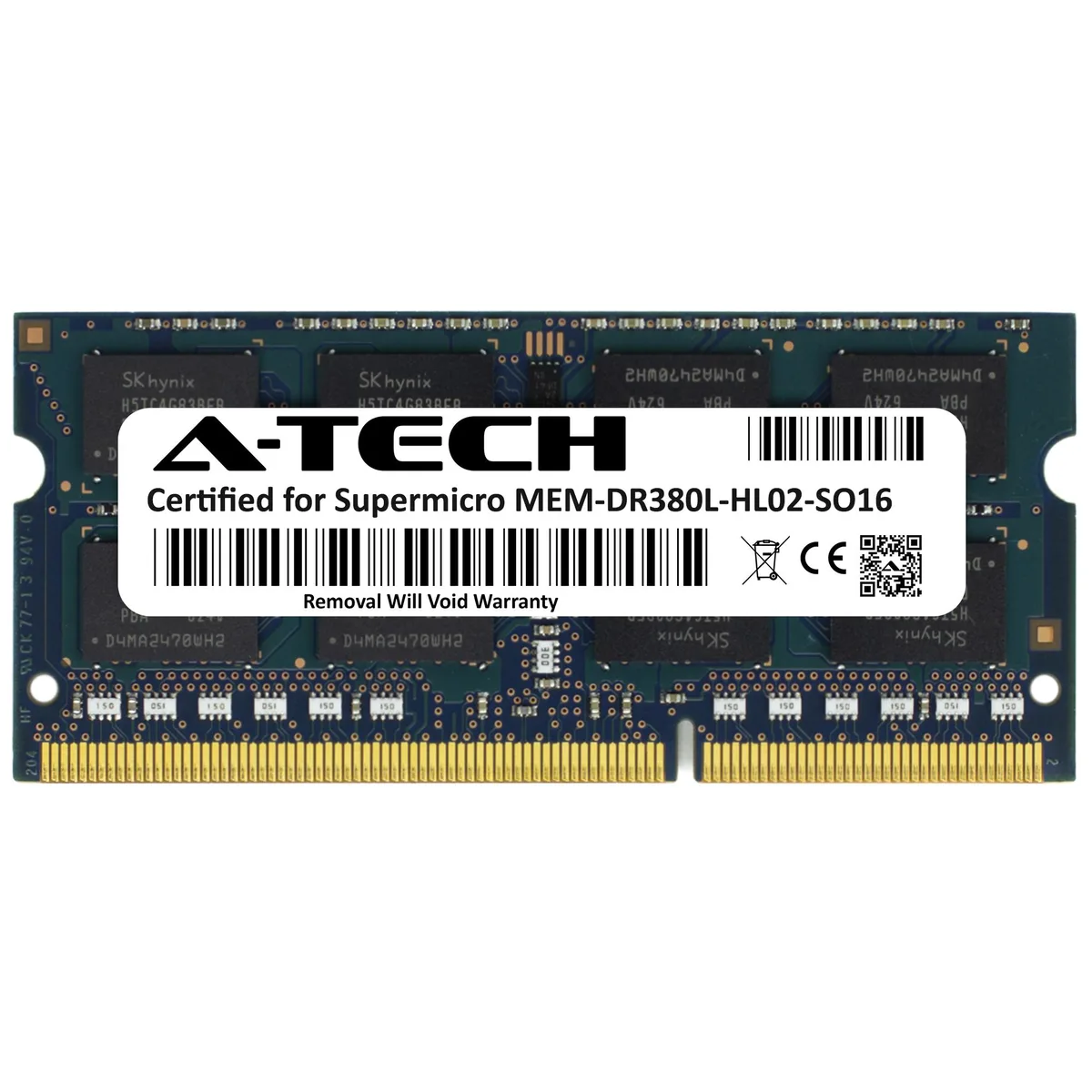 A-Tech A-Tech 8GB DDR3L 1600 CL11 1.35V SODIMM laptop RAM — product photo