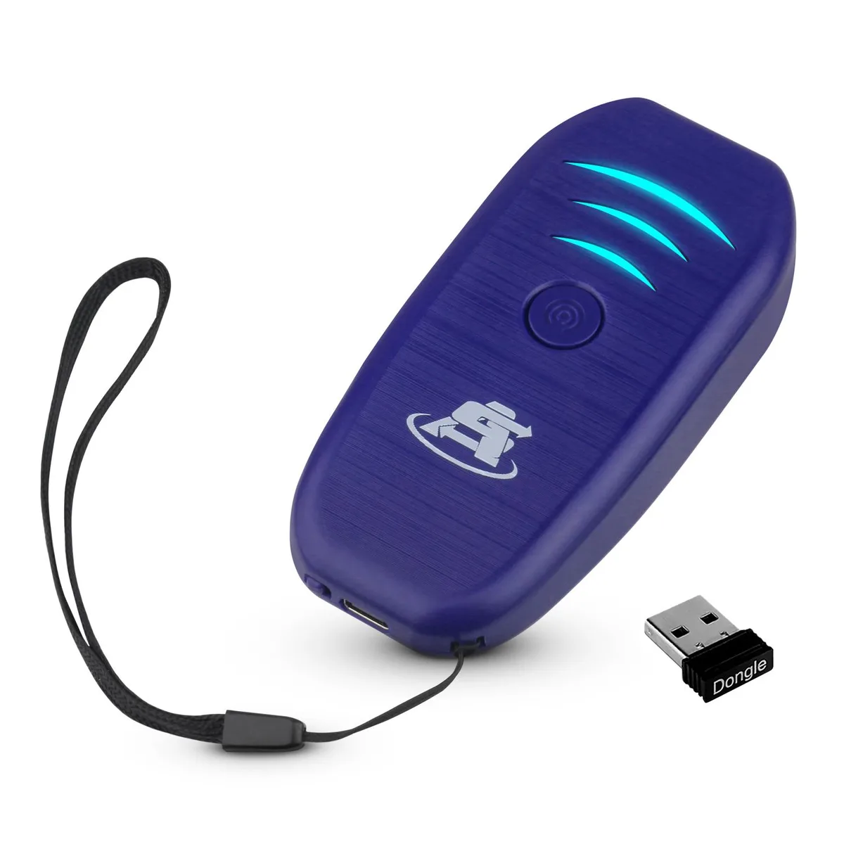 ScanAvenger ScanAvenger SA1000 Mini 1D Barcode Scanner Cordless Bluetooth USB 2.4G 300 scans/s 328 ft range — product photo