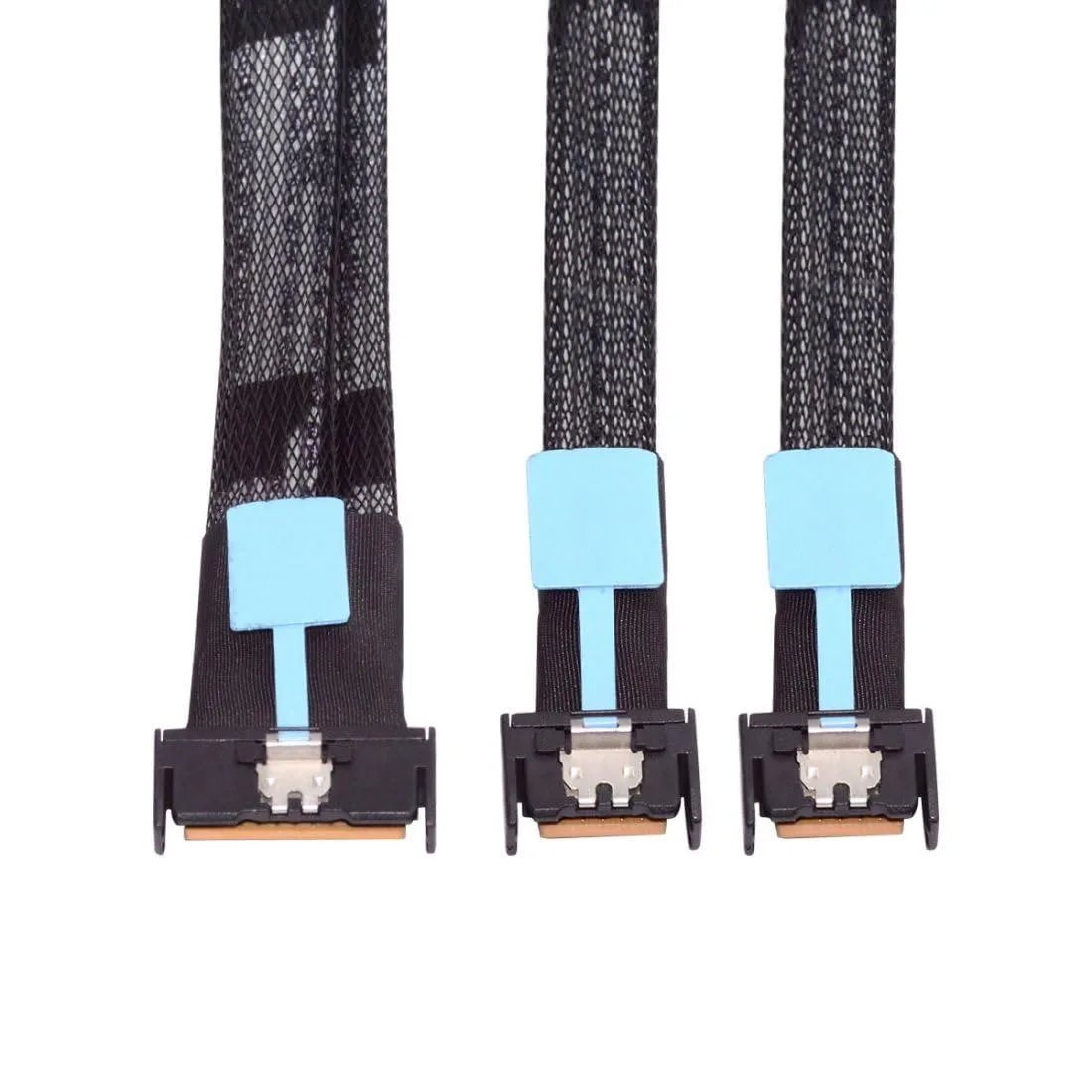 Vszerda Vszerda MCIO 8X 74Pin to 2× MCIO 4X 38Pin PCI-E 5.0 cable 0.5m — product photo