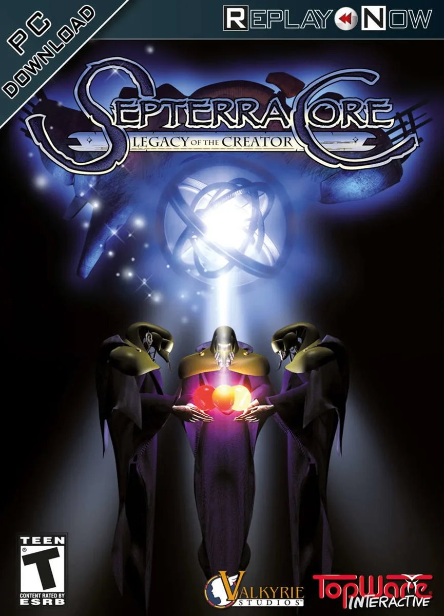 Steam digital code card for Septerra Core RPG