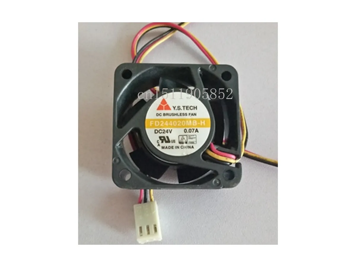 Fans Fans FD244020MB-H 24V .07A 40x40x20mm 3-Wire Server Cooling Fan — product photo