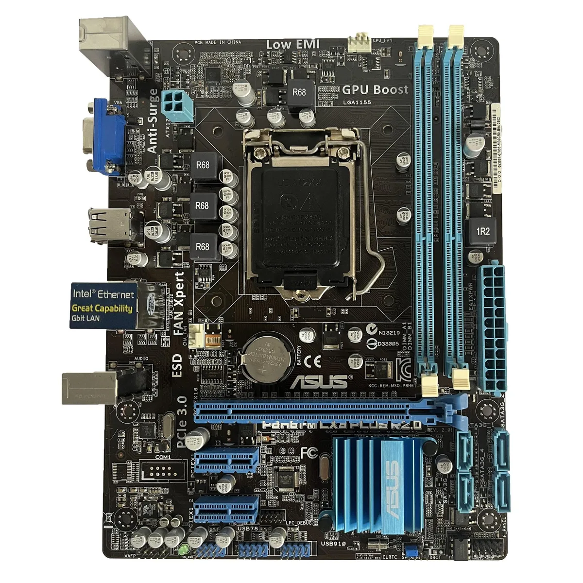 ASUS ASUS P8H61-M LX3 PLUS R2.0 Intel H61 16GB DDR3 Micro ATX Motherboard — product photo