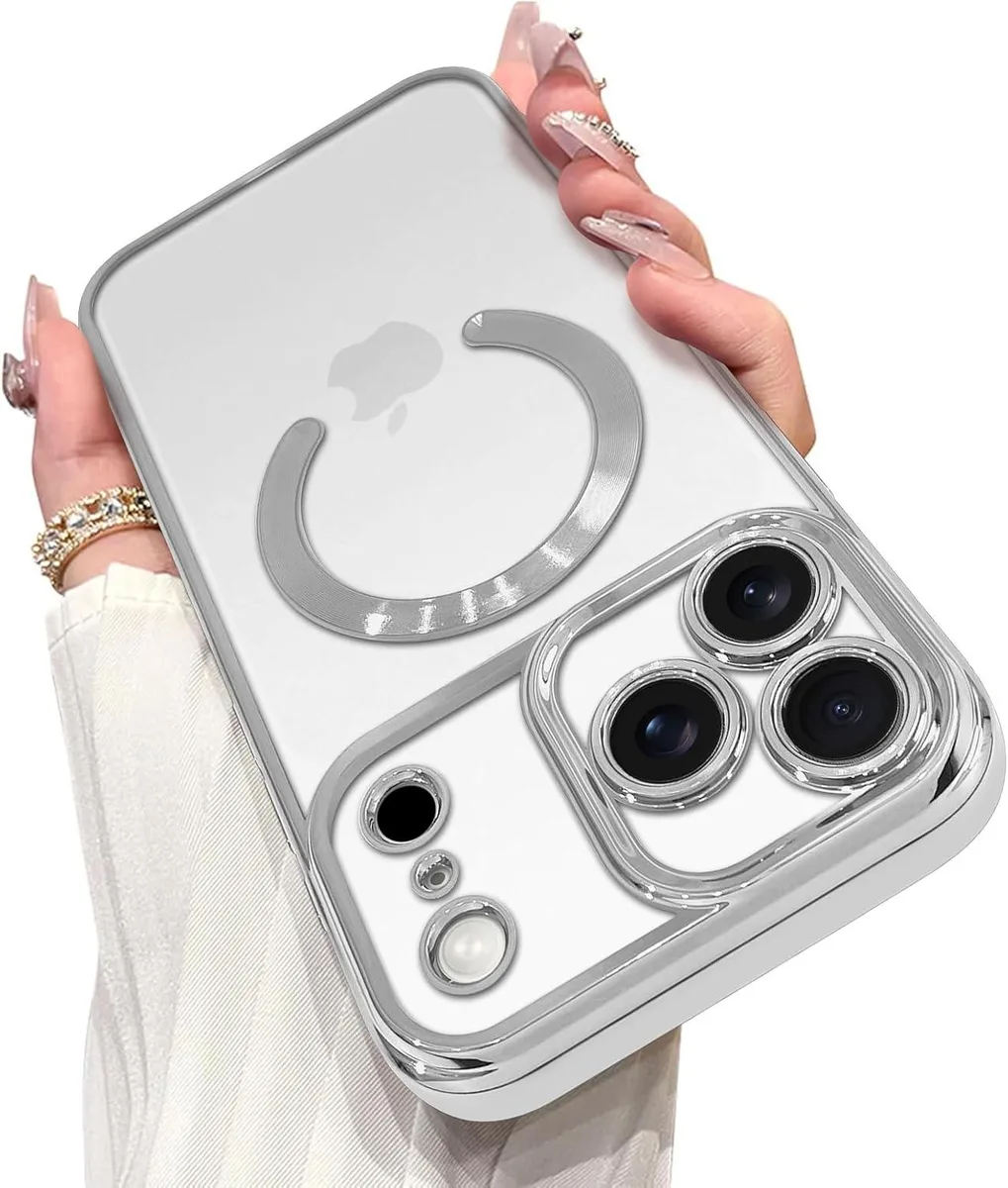 OMOTON OMOTON Magnetic Case for iPhone 17 Pro Max 6.9 Inch Silver — product photo