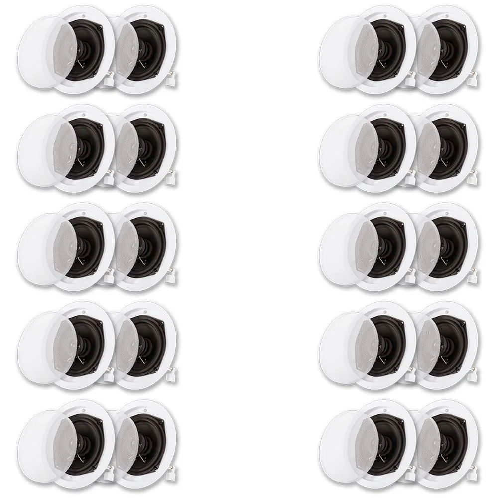 Acoustic Audio Acoustic Audio R191 10 Pair In Ceiling Wall Speakers 20 Pack — product photo