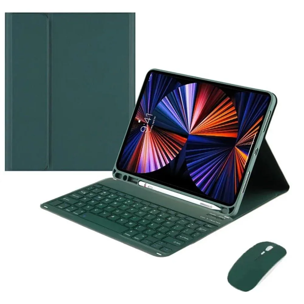 Timoom Timoom Keyboard Mouse Folio Case Green 10.5 SM-X200/X205/X207 — product photo