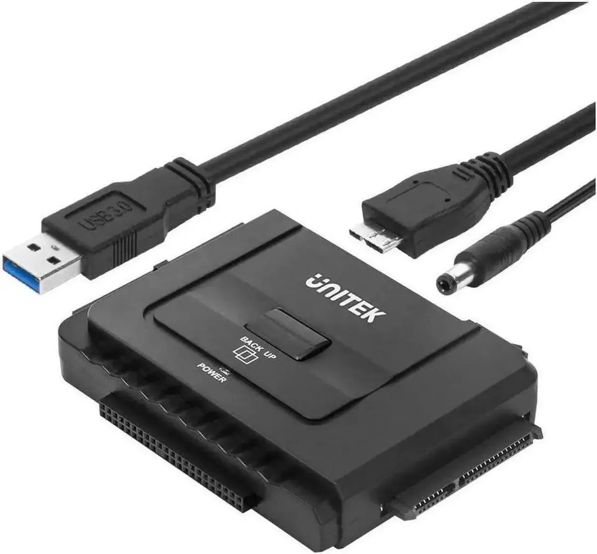 SMUGDESK SMUGDESK USB 3.0 to IDE &amp; SATA Hard Drive Adapter Kit 2.5 3.5 12V/2A — product photo