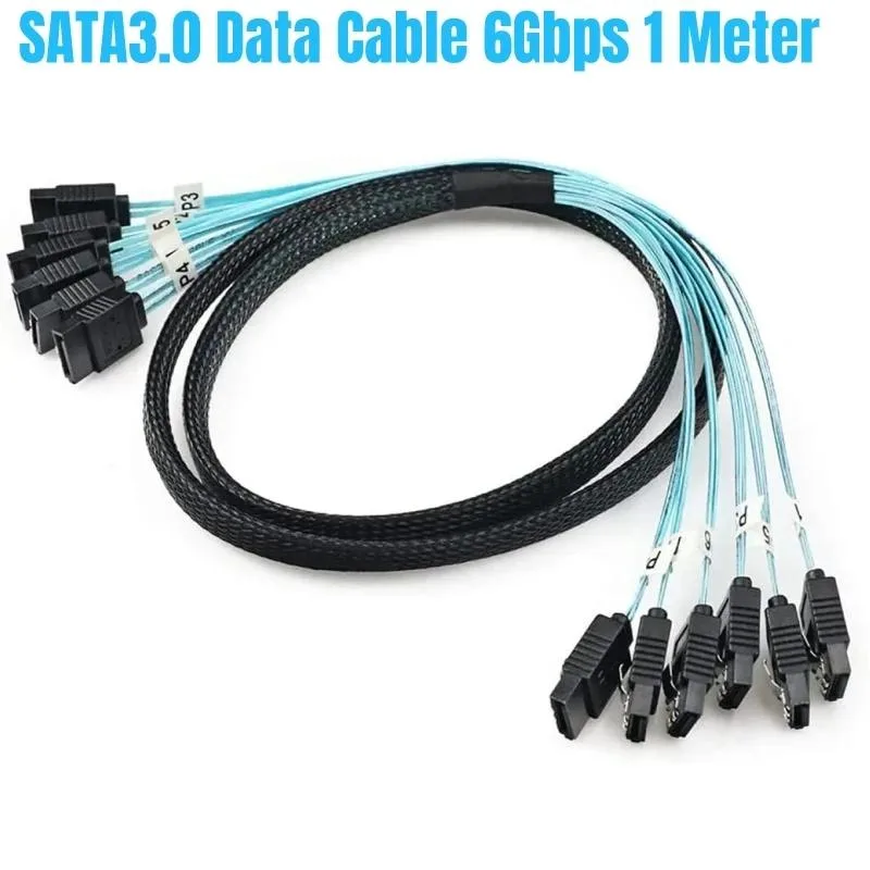 YEPLOOK YEPLOOK SATA 3.0 cable 0.7 m blue 4 pack — product photo