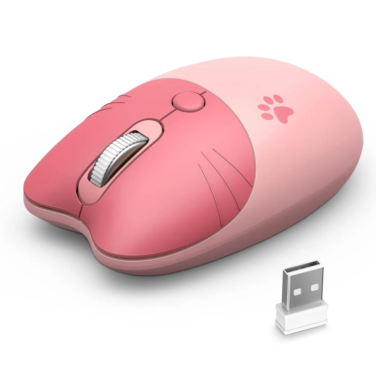  MOFII Wireless Optical Gaming Mouse Pink Cat 1600 DPI 65 g — product photo