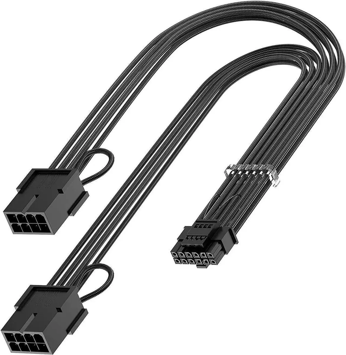 Vszerda Vszerda 16-pin to dual 8-pin GPU power cable 13-inch black — product photo