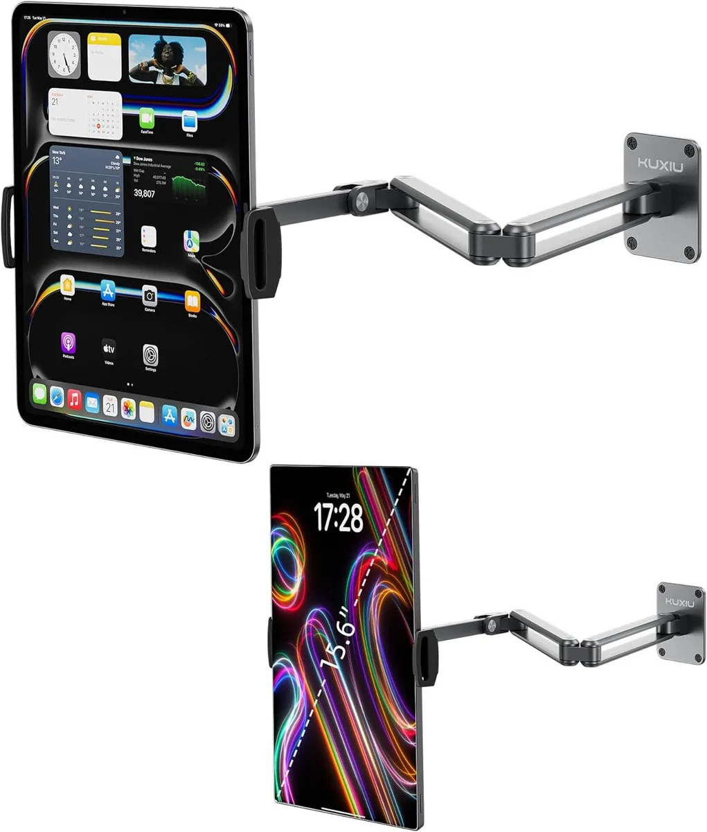 BFKK BFKK Aluminum Tablet Wall Mount 7-15.6'' 360° Foldable Arm 1.5 kg — product photo