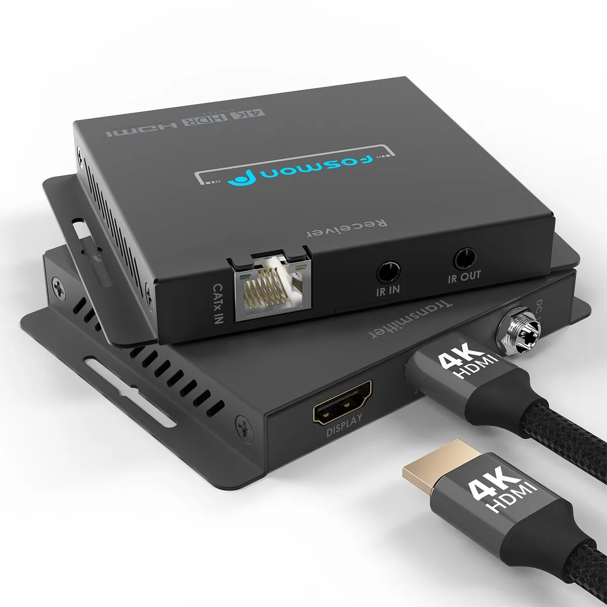 Fosmon Fosmon HD8243FPUS 4K@60Hz HDMI extender splitter video switch 230ft — product photo