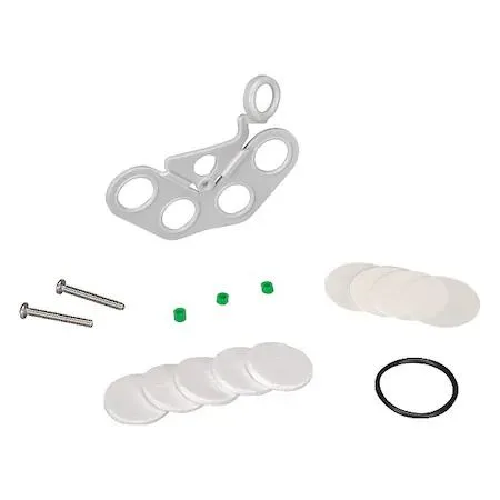 Clear and gray maintenance kit for ALTAIR 5X gas detector, compact rectangular case with filters, O-ring, screws inside