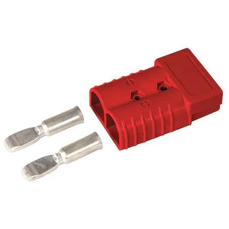 Westward Westward 23PC35 Heavy Duty Plug 2/0 Gauge Brass/Silver Red — product photo