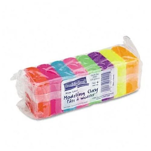 Chenille Kraft Chenille Kraft 4091 Neon Modeling Clay Sculpting — product photo