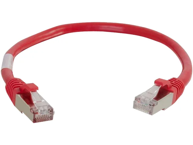 Cables To Go Cables To Go 00849 Cat6 STP Snagless Ethernet Cable Red 8 ft 2.43 m — product photo
