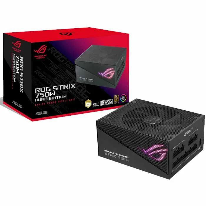 ASUS ASUS ROG Strix Aura 750W Gold ATX 3.0 PSU — product photo