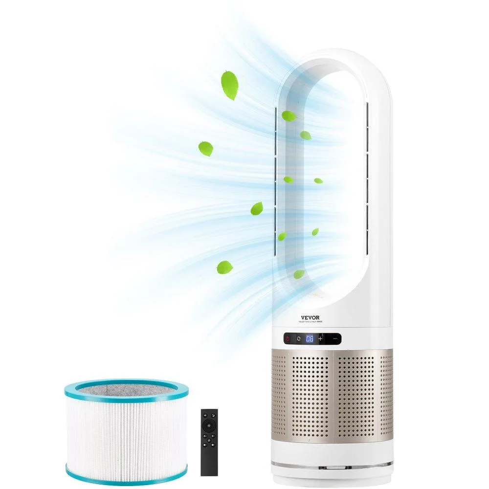 VEVOR VEVOR UML-046JR 34" Tower Fan Bladeless 16.4ft/s H13 HEPA — product photo