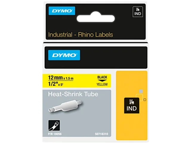 DYMO DYMO 18055 Rhino Heat Shrink Tubes POS Accessory 12 pack — product photo