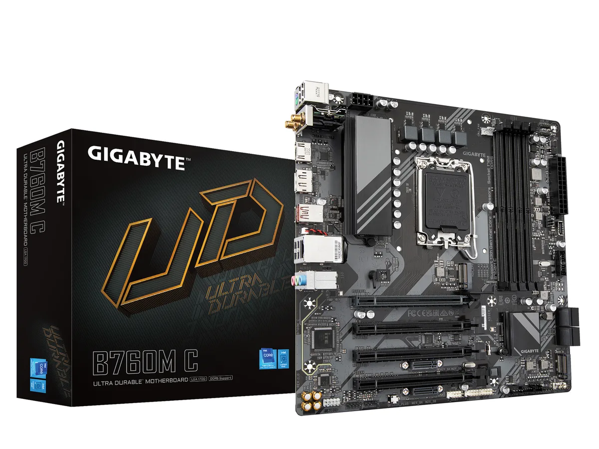 GIGABYTE GIGABYTE B760M C Intel motherboard LGA 1700 DDR5 M-ATX — product photo