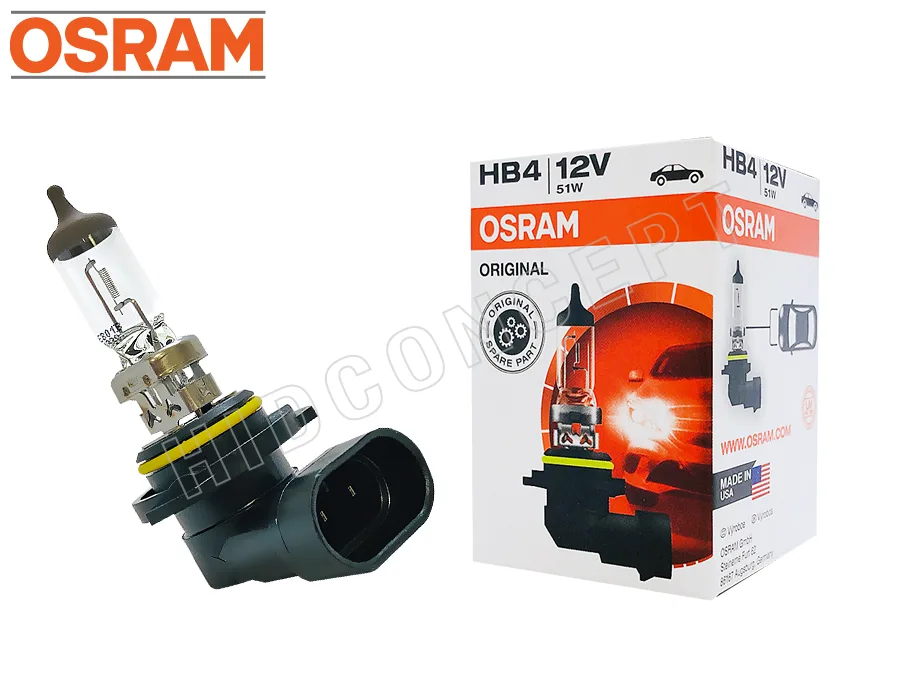 OSRAM OSRAM 9006 HB4 Halogen Headlight Bulb 12 V 51 W 3000 K 1095 lm Pack of 1 — product photo