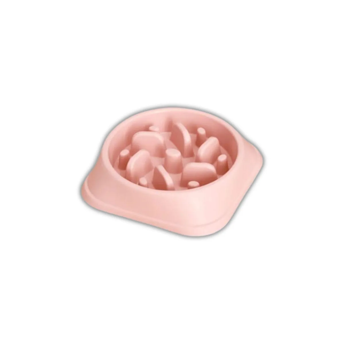 As Seen On TV As Seen On TV DI754 Slow Feeder Pet Bowl Pink 7.8" x 1.9" x 7 — product photo