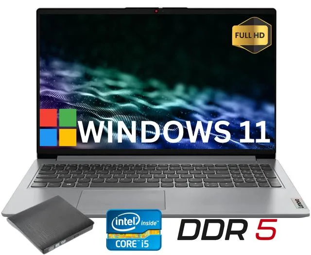 Lenovo Lenovo IdeaPad Slim 3i Business&amp;Home laptop i5-1335U 16GB DDR5 512GB NVMe 15.6" FHD Grey — product photo