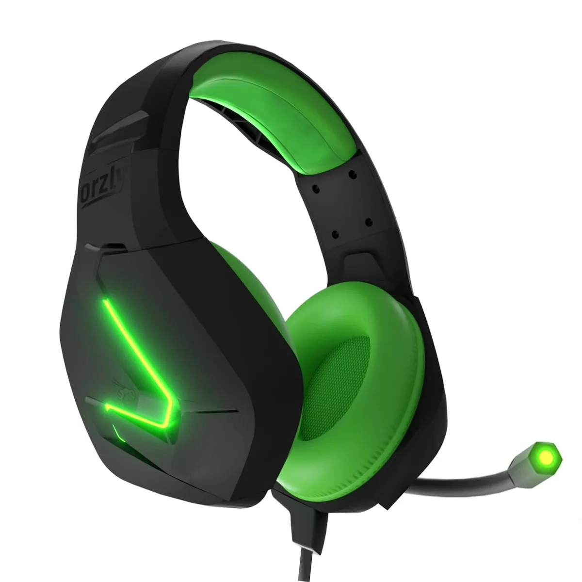  Orzly Hornet RXH-20 Sagano Edition Gaming Headset Green 50mm 3.5mm 360g — product photo