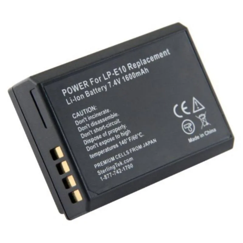 SterlingTEK SterlingTEK LP-E10 camera battery 1600mAh 7.4V — product photo