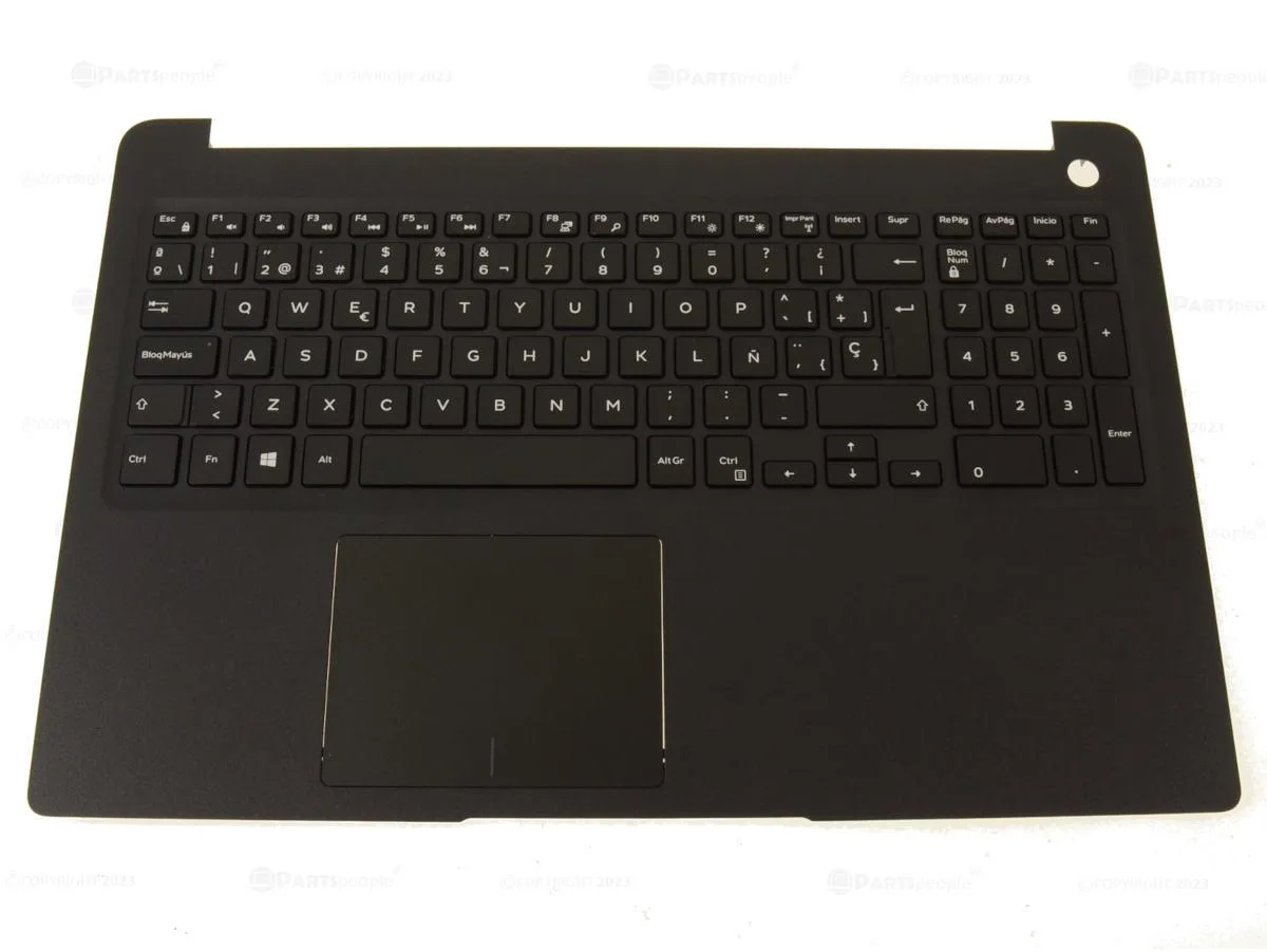 DELL DELL Latitude 3500 Spanish keyboard palmrest touchpad assembly laptop replacement part — product photo