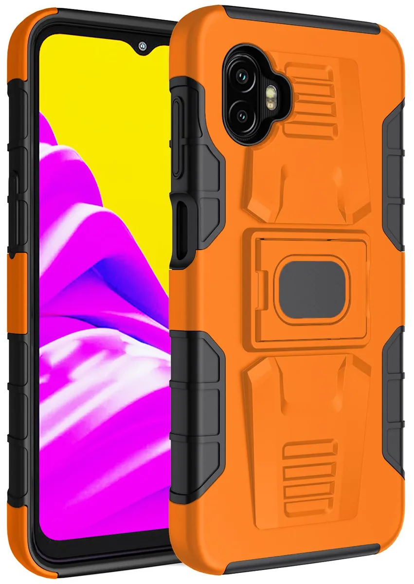 Nakedcellphone Nakedcellphone Ring Grip Case for Samsung Galaxy XCover 6 Pro (2022) Orange — product photo