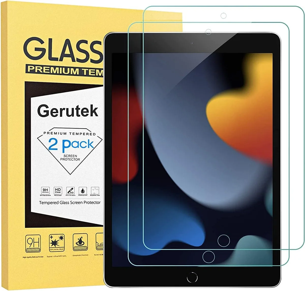 Leelbox Leelbox 2-Pack Tempered Glass Screen Protector for iPad 10.2 inch 9th/8th/7th Gen — product photo