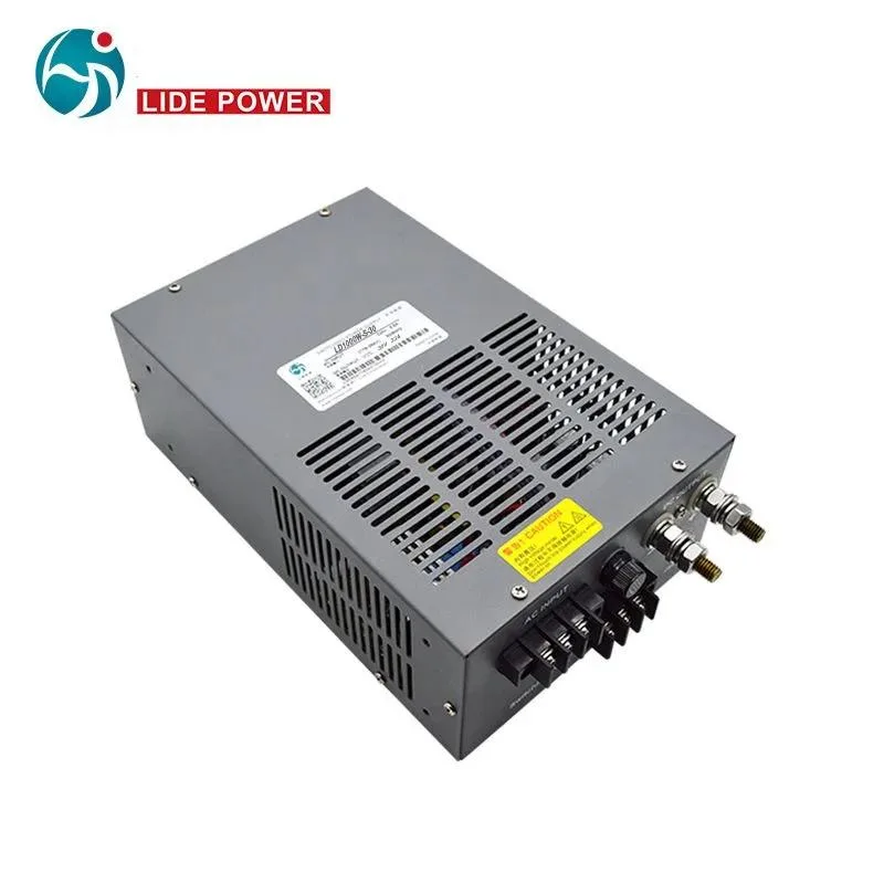 Black rectangular ATX power supply unit with cooling fan and cable connectors visible