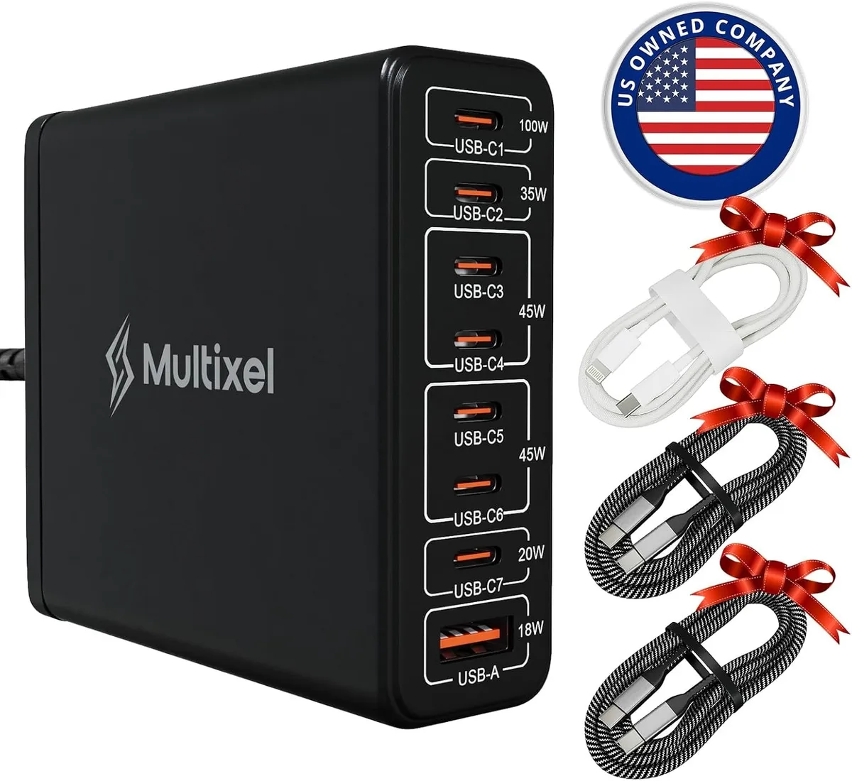 Chopmate Chopmate 240W 8 Port GaN Charger ac adapter — product photo