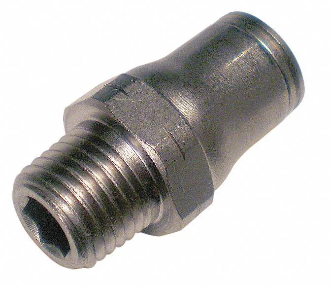 Legris Legris 3675 60 14 Push-Fit Adapter Fitting 3/8 in Tube 1/4 in MNPT Brass — product photo