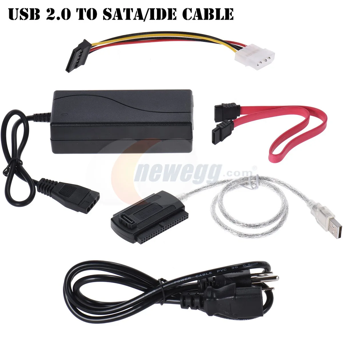 Corn Electronics Corn Electronics SATA/PATA/IDE to USB 2.0 Hard Drive Adapter with AC Power — product photo