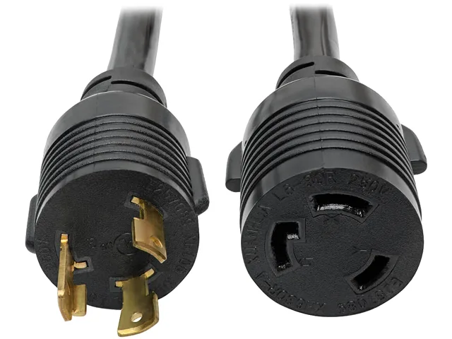 Tripp Lite Tripp Lite P041-014 14 ft 10 AWG 30A 250V L6-30P to L6-30R computer power extension cord — product photo