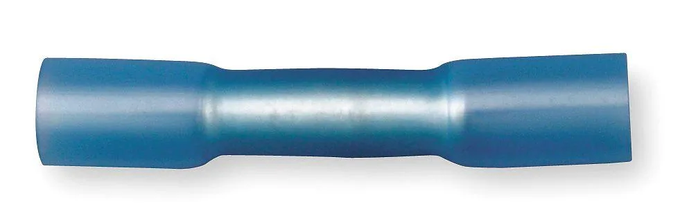 3M 3M MH14BCX Butt Splice Connector 14 AWG Blue Polyolefin — product photo